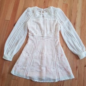 Little White and Pink Dress